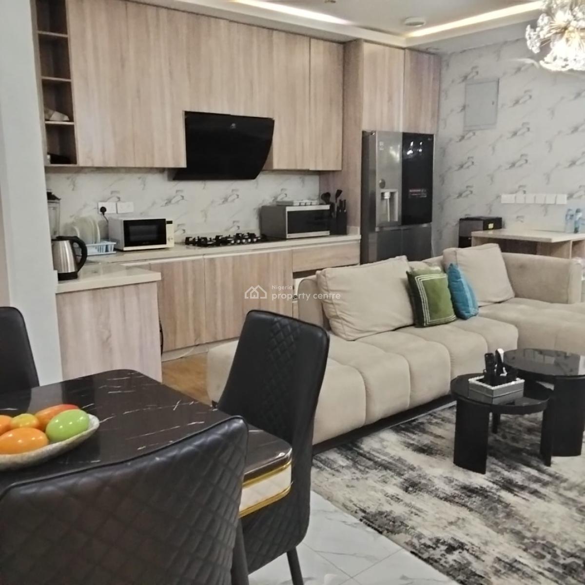 Luxury Furnished 2 Bedroom Service Apartment in a Service Estate, Prewinkle Estate Off Freedom Way, Lekki Phase 1, Lekki, Lagos, Flat / Apartment for Rent