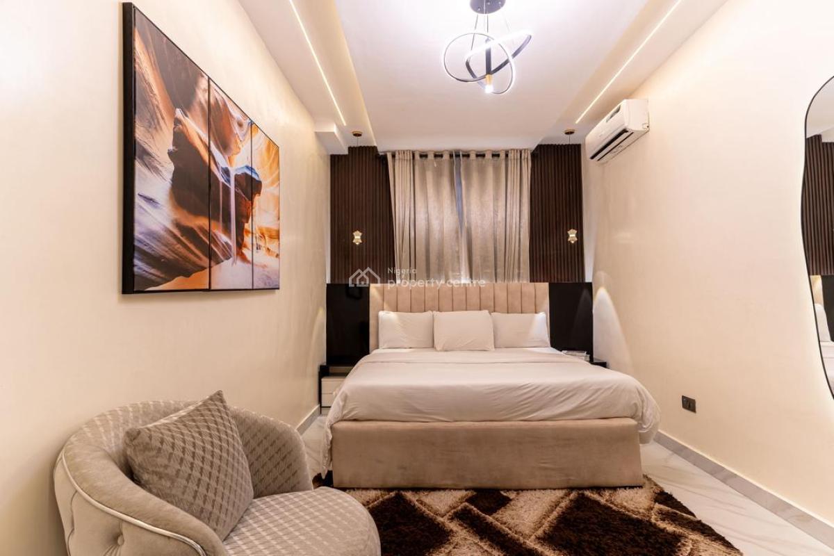 Brand-new Luxurious 2 Bedroom Apartment with Gymnasium and Starlink, Balcony,swimming Pool,playground and En-suite Rooms, Ikate, Lekki, Lagos, Flat / Apartment Short Let