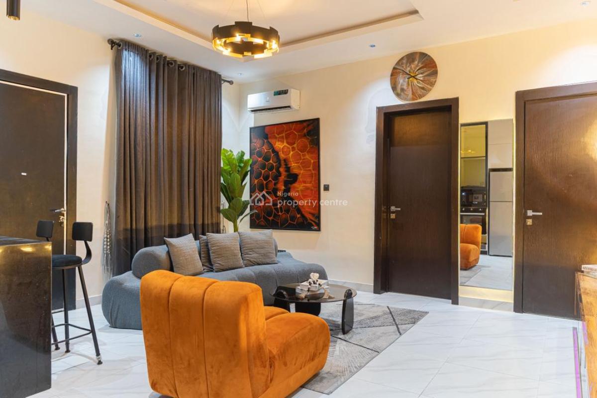 Brand-new Luxurious 2 Bedroom Apartment with Gymnasium and Starlink, Balcony,swimming Pool,playground and En-suite Rooms, Ikate, Lekki, Lagos, Flat / Apartment Short Let