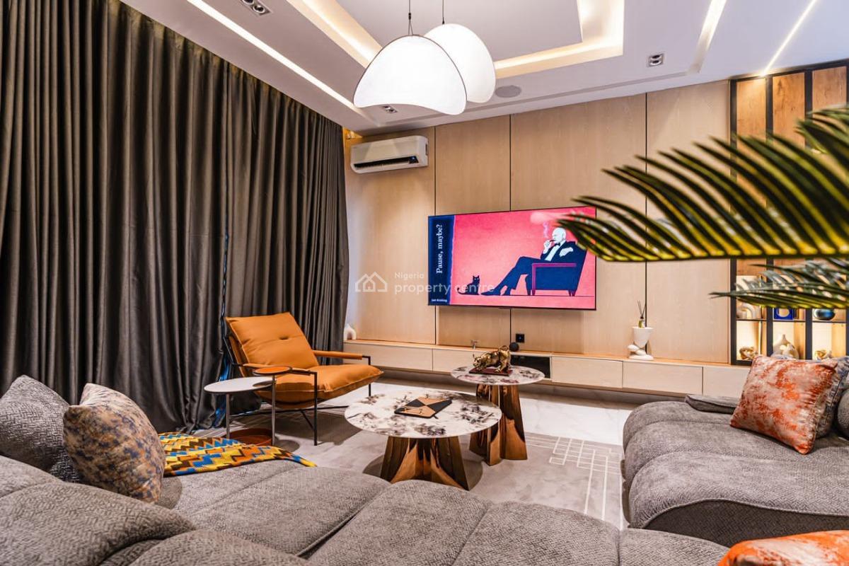 Luxury 2 Bedroom Apartment with Housekeeping and Indoor, Alexa,starlink,elevator,ps5 ,automated Curtains, Lekki Phase 1, Lekki, Lagos, Flat / Apartment Short Let