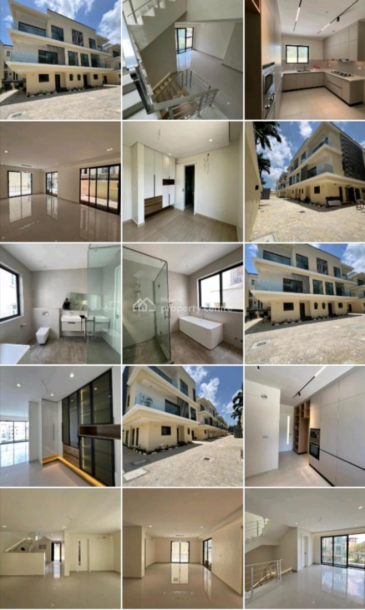 Beautiful 4 Bedroom Luxury Semi  Detached Duplex Home with Swimming Po, in Secured Serene Area of Ikoyi Lagos, Old Ikoyi, Ikoyi, Lagos, Semi-detached Duplex for Sale