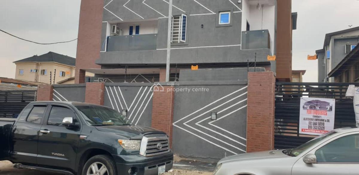 Brand New Ensuit 2 Bedroom Flat with P.o.p, Ogba, Ikeja, Lagos, Flat / Apartment for Rent