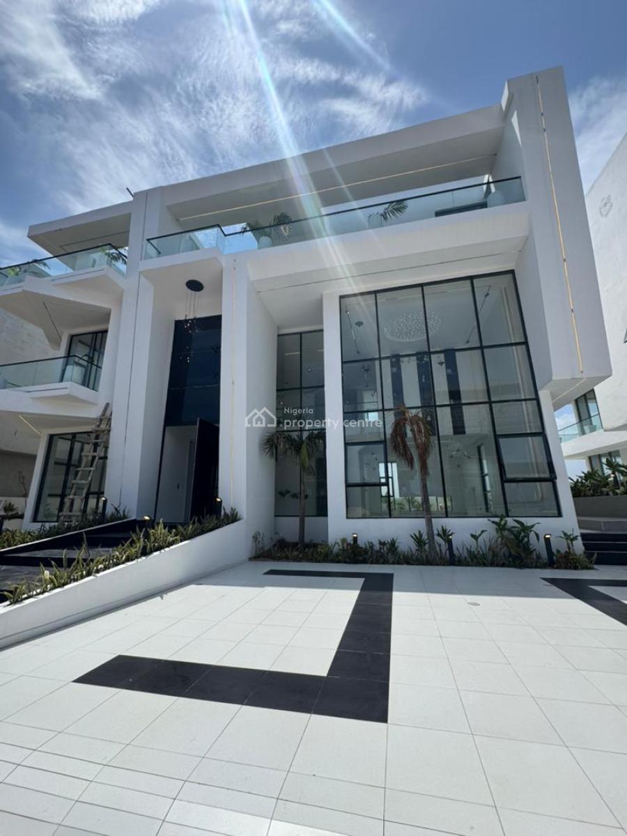 Newly Built 5-bedroom Smart Waterfront Mansion with Bq L, Osapa, Lekki, Lagos, House for Sale
