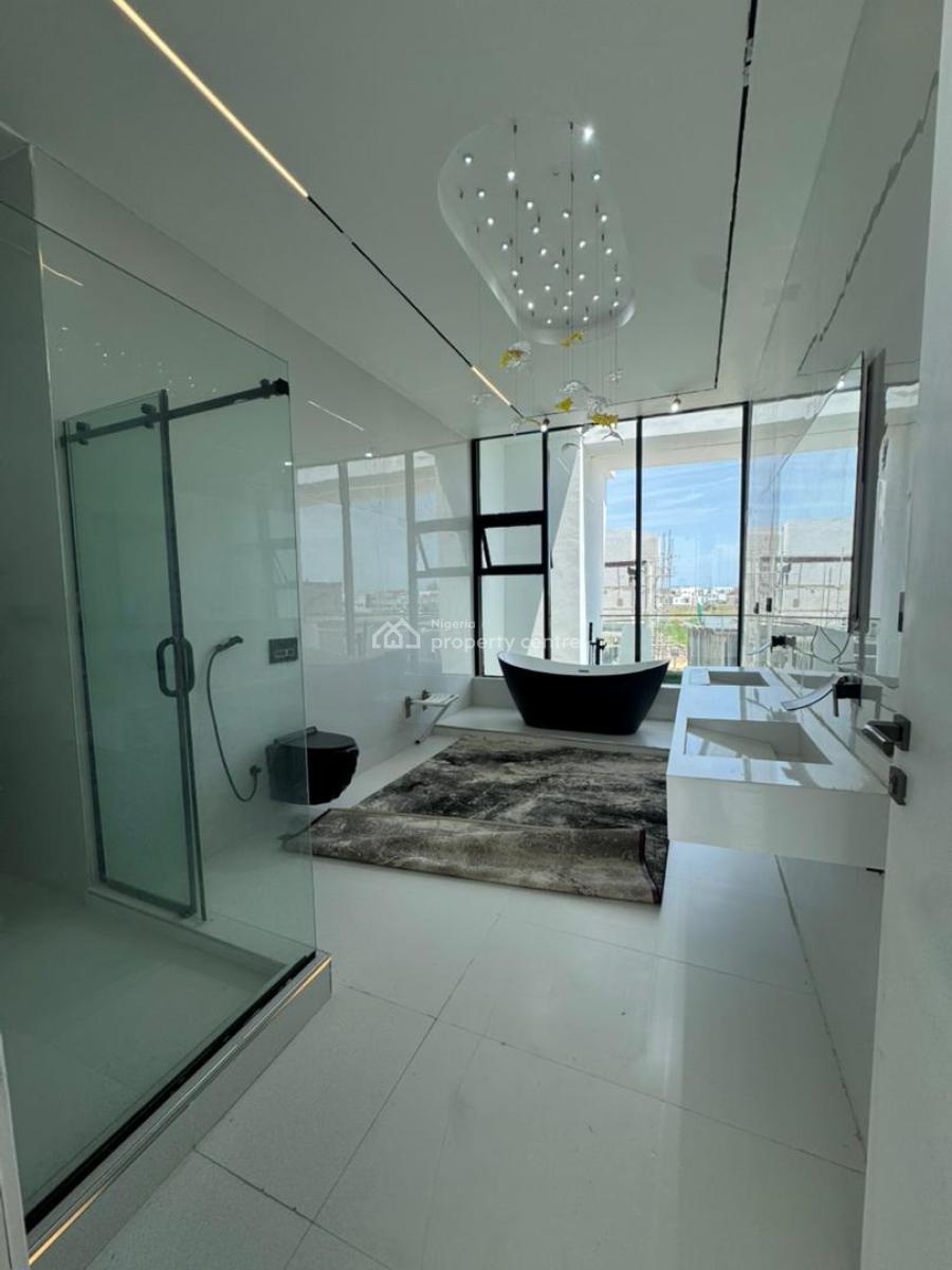 Newly Built 5-bedroom Smart Waterfront Mansion with Bq L, Osapa, Lekki, Lagos, House for Sale