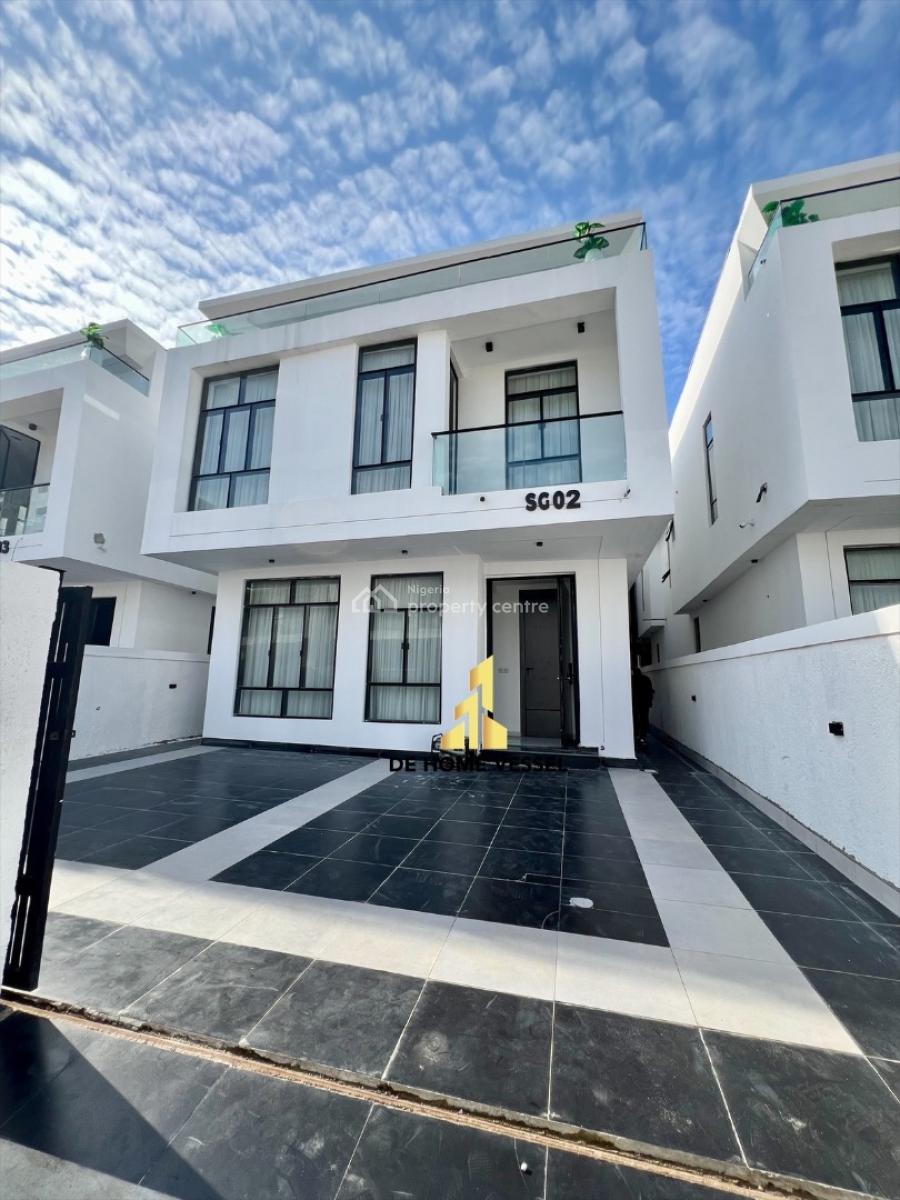 Decently Built 5 Bed Luxury Fully Detached Home, Chevron, Lekki, Lagos, Detached Duplex for Sale