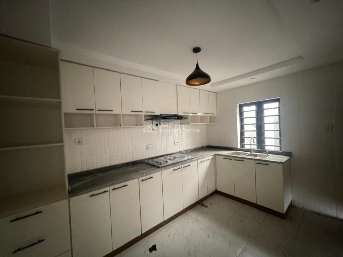 Newly Built 4 Bedrooms Terrace House with 1 Room Service Quarter, Morgan Estate, Ojodu, Lagos, Terraced Duplex for Rent