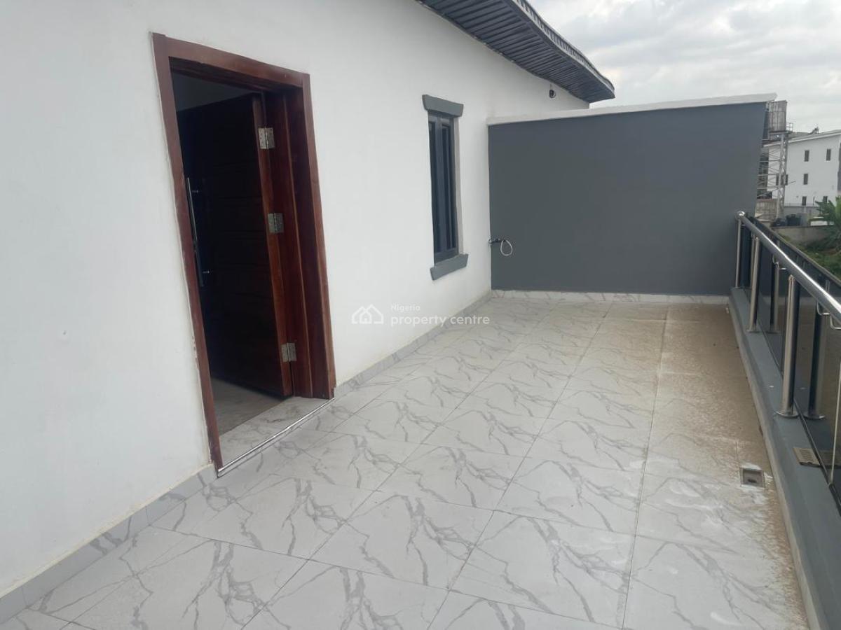 Newly Built 4 Bedrooms Terrace House with 1 Room Service Quarter, Morgan Estate, Ojodu, Lagos, Terraced Duplex for Rent
