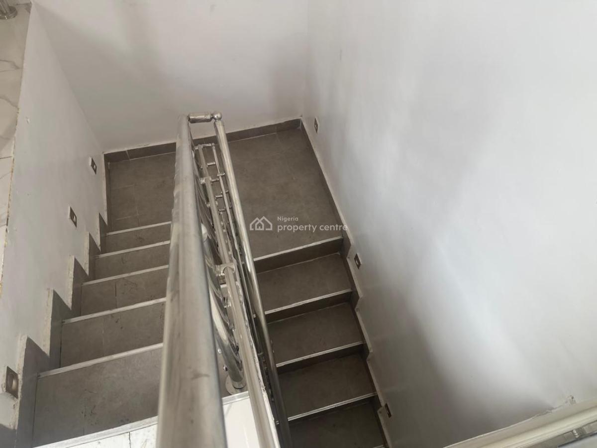 Newly Built 4 Bedrooms Terrace House with 1 Room Service Quarter, Morgan Estate, Ojodu, Lagos, Terraced Duplex for Rent