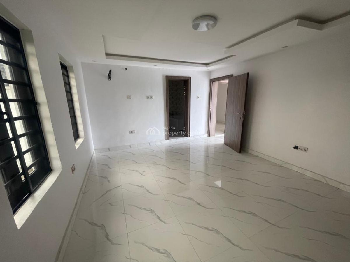 Newly Built 4 Bedrooms Terrace House with 1 Room Service Quarter, Morgan Estate, Ojodu, Lagos, Terraced Duplex for Rent