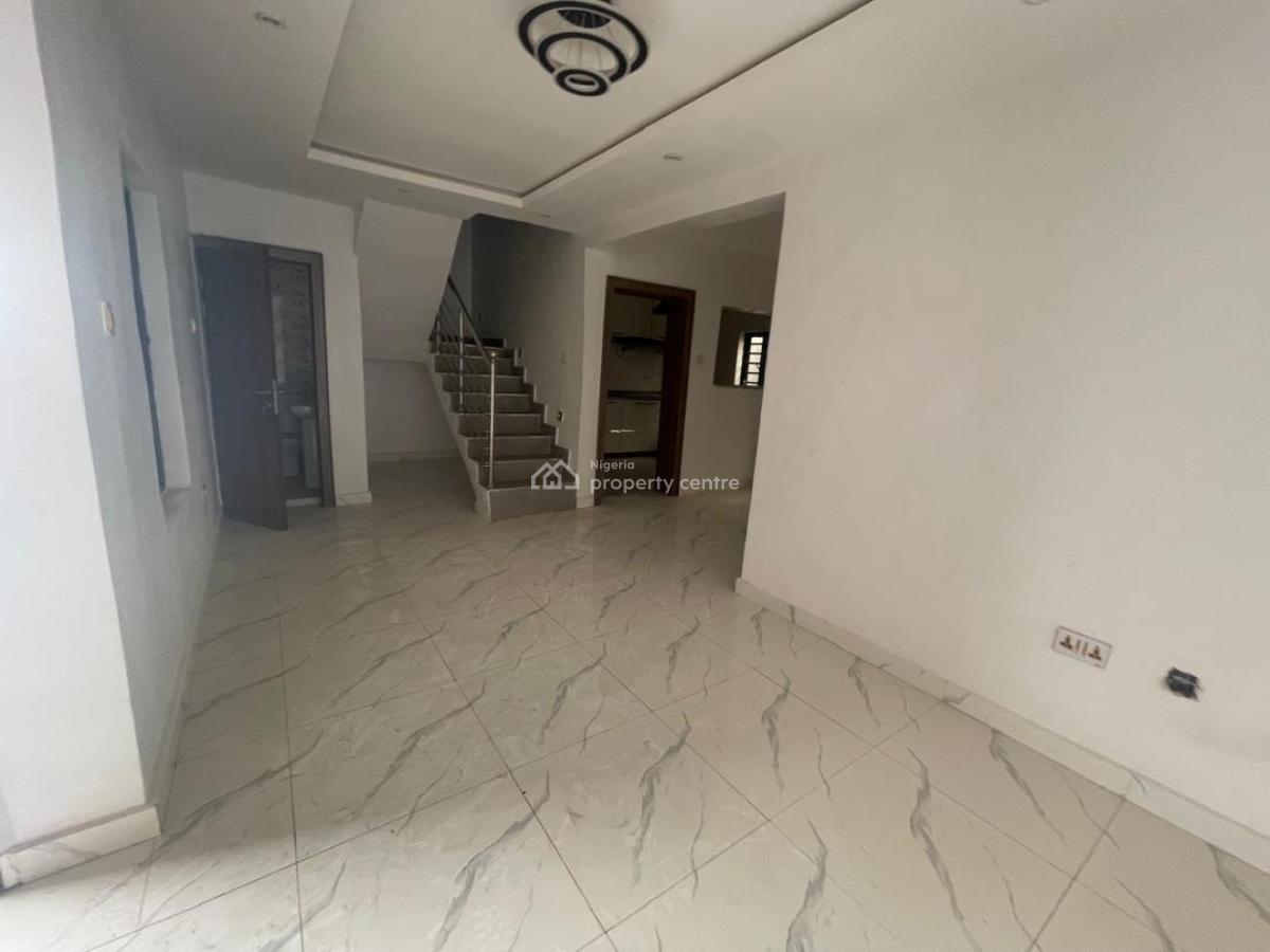Newly Built 4 Bedrooms Terrace House with 1 Room Service Quarter, Morgan Estate, Ojodu, Lagos, Terraced Duplex for Rent