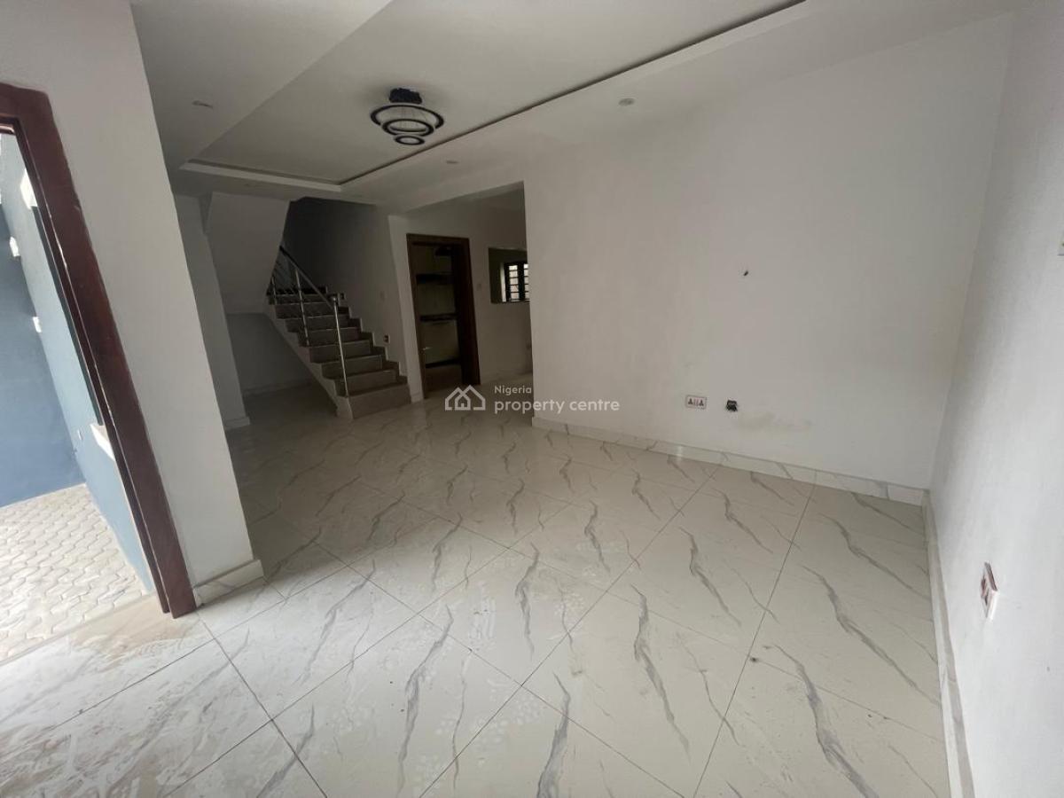 Newly Built 4 Bedrooms Terrace House with 1 Room Service Quarter, Morgan Estate, Ojodu, Lagos, Terraced Duplex for Rent