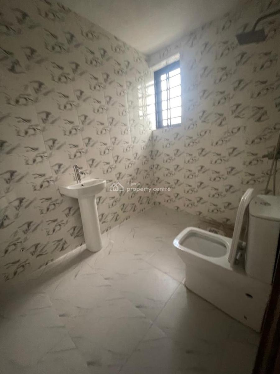 Newly Built 4 Bedrooms Terrace House with 1 Room Service Quarter, Morgan Estate, Ojodu, Lagos, Terraced Duplex for Rent