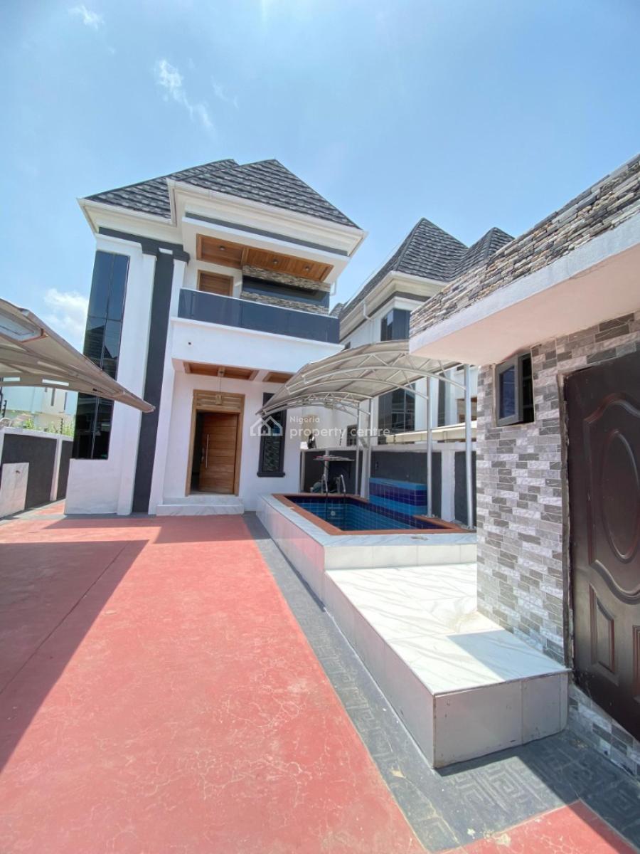 5bedroom Fully Detached Duplex with Bq and Swimming Pool in an Estate., Orchid Road, Lekki, Lagos, Detached Duplex for Sale