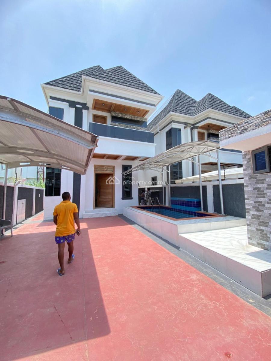 5bedroom Fully Detached Duplex with Bq and Swimming Pool in an Estate., Orchid Road, Lekki, Lagos, Detached Duplex for Sale