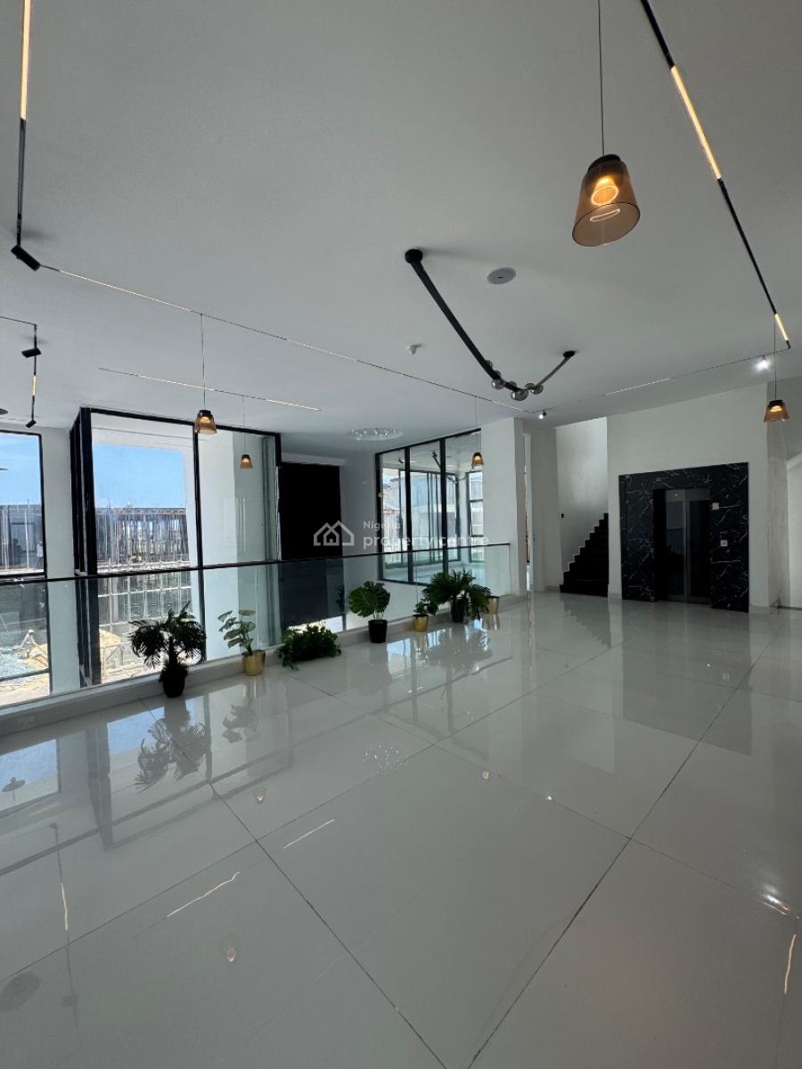 Newly Built 5-bedroom Smart Waterfront Mansion with Bq, Osapa, Lekki, Lagos, Detached Duplex for Sale