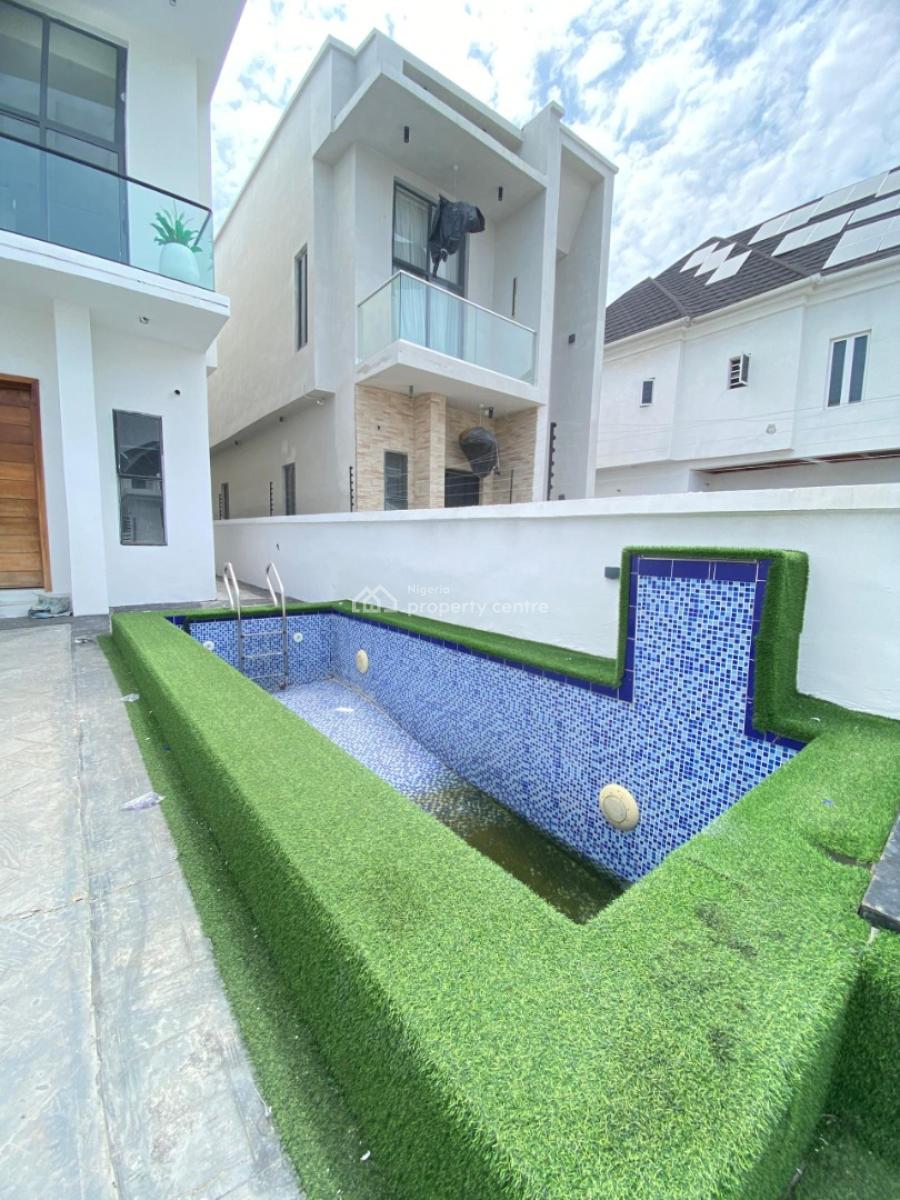4bedroom Fully Detached Duplex with Bq and Swimming Pool in an Estate., Orchid Road, Lekki, Lagos, Detached Duplex for Sale