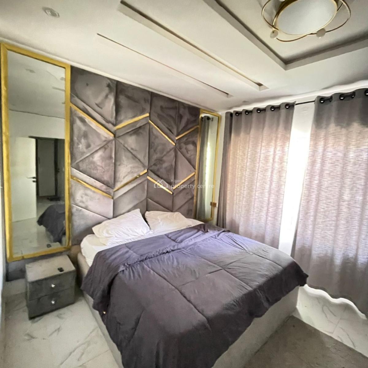 Spacious 2 Bedrooms Terrace Duplex +boys Quarter Comes with Beds, Cyberville Estate Off Nike Art Gallery Road, Ikate, Lekki, Lagos, Terraced Duplex for Rent