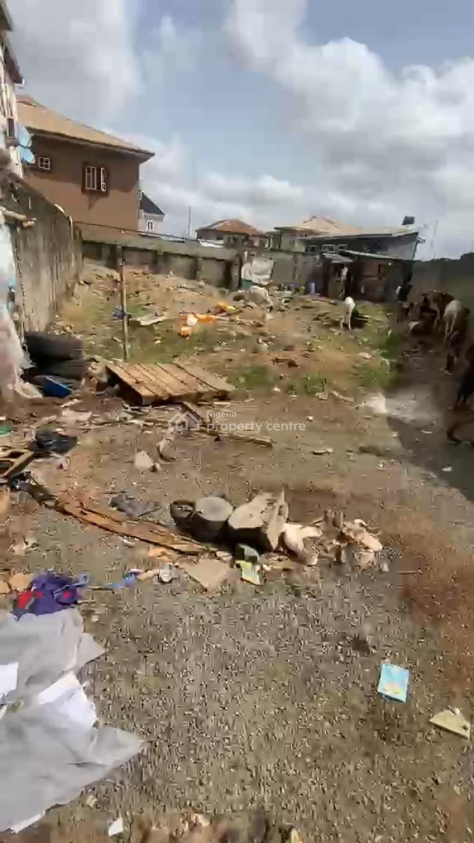 Fenced and Gated Half Plot of Land, Soluyi, Gbagada, Lagos, Mixed-use Land for Sale