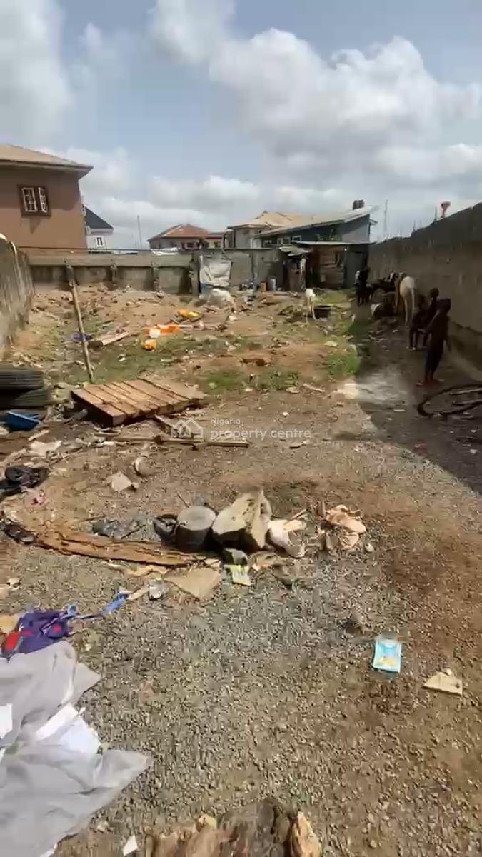 Fenced and Gated Half Plot of Land, Soluyi, Gbagada, Lagos, Mixed-use Land for Sale