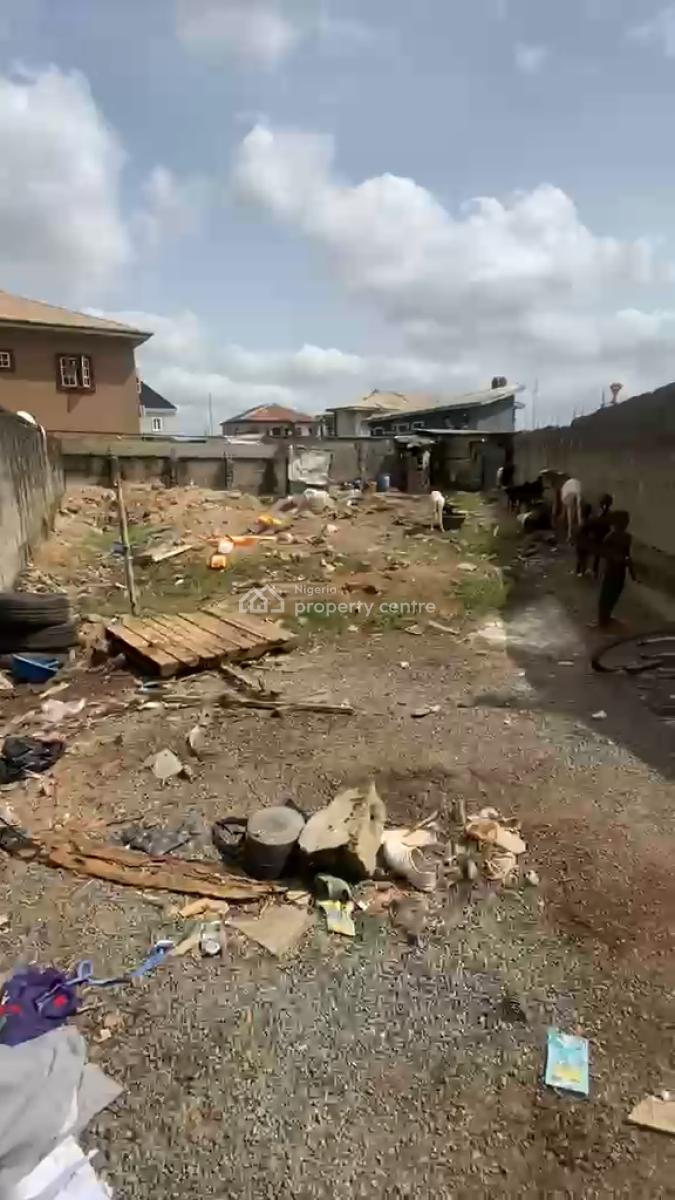 Fenced and Gated Half Plot of Land, Soluyi, Gbagada, Lagos, Mixed-use Land for Sale