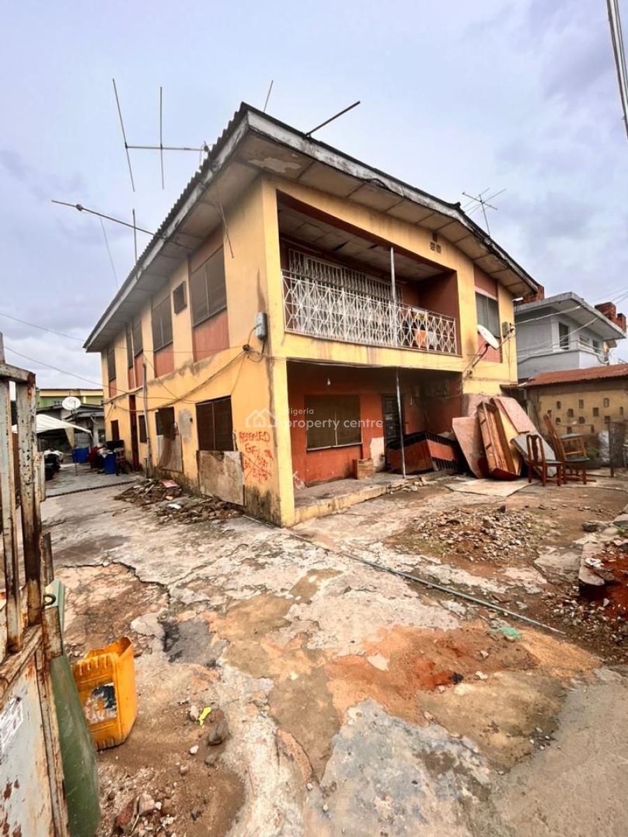 a Buy & Rebuild Building with 3 Nos of 3 Bed Flat Along The Major Road, Alapere, Ketu, Lagos, Block of Flats for Sale