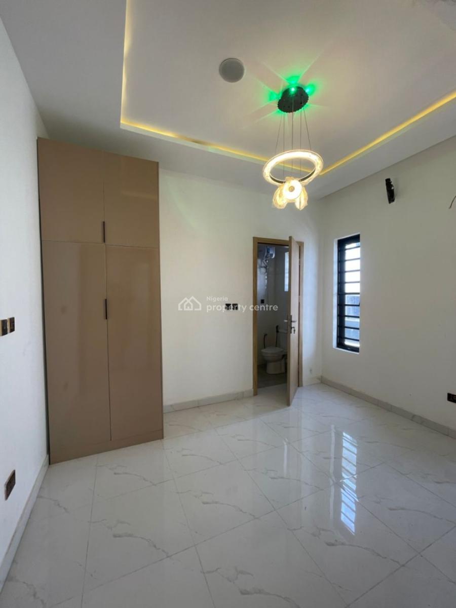 Beautiful 4 Bedroom Semi Detached Duplex with Solar Inverter, Ikota, Lekki, Lagos, Detached Duplex for Rent