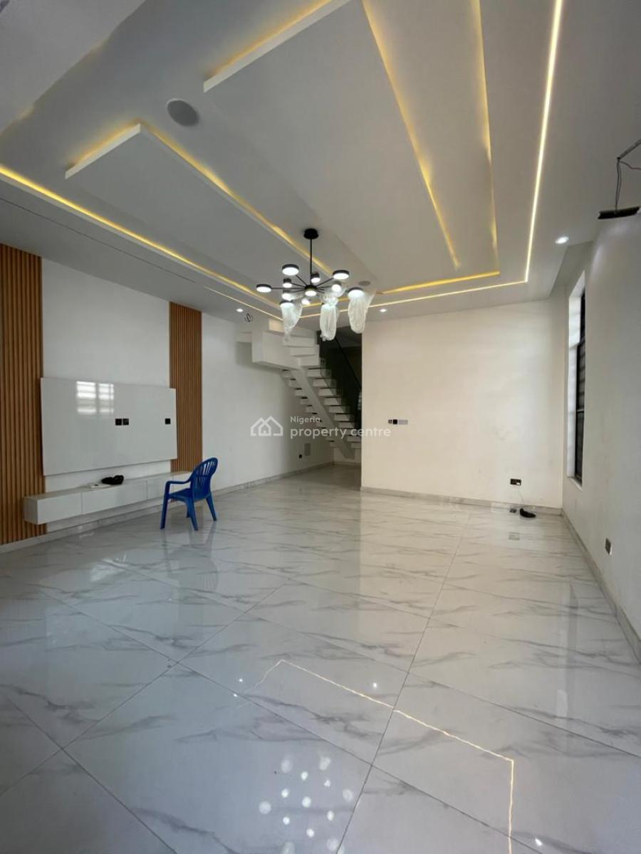 Beautiful 4 Bedroom Semi Detached Duplex with Solar Inverter, Ikota, Lekki, Lagos, Detached Duplex for Rent