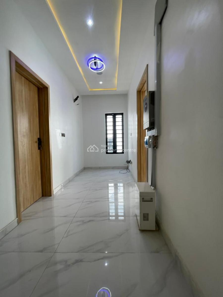 Beautiful 4 Bedroom Semi Detached Duplex with Solar Inverter, Ikota, Lekki, Lagos, Detached Duplex for Rent