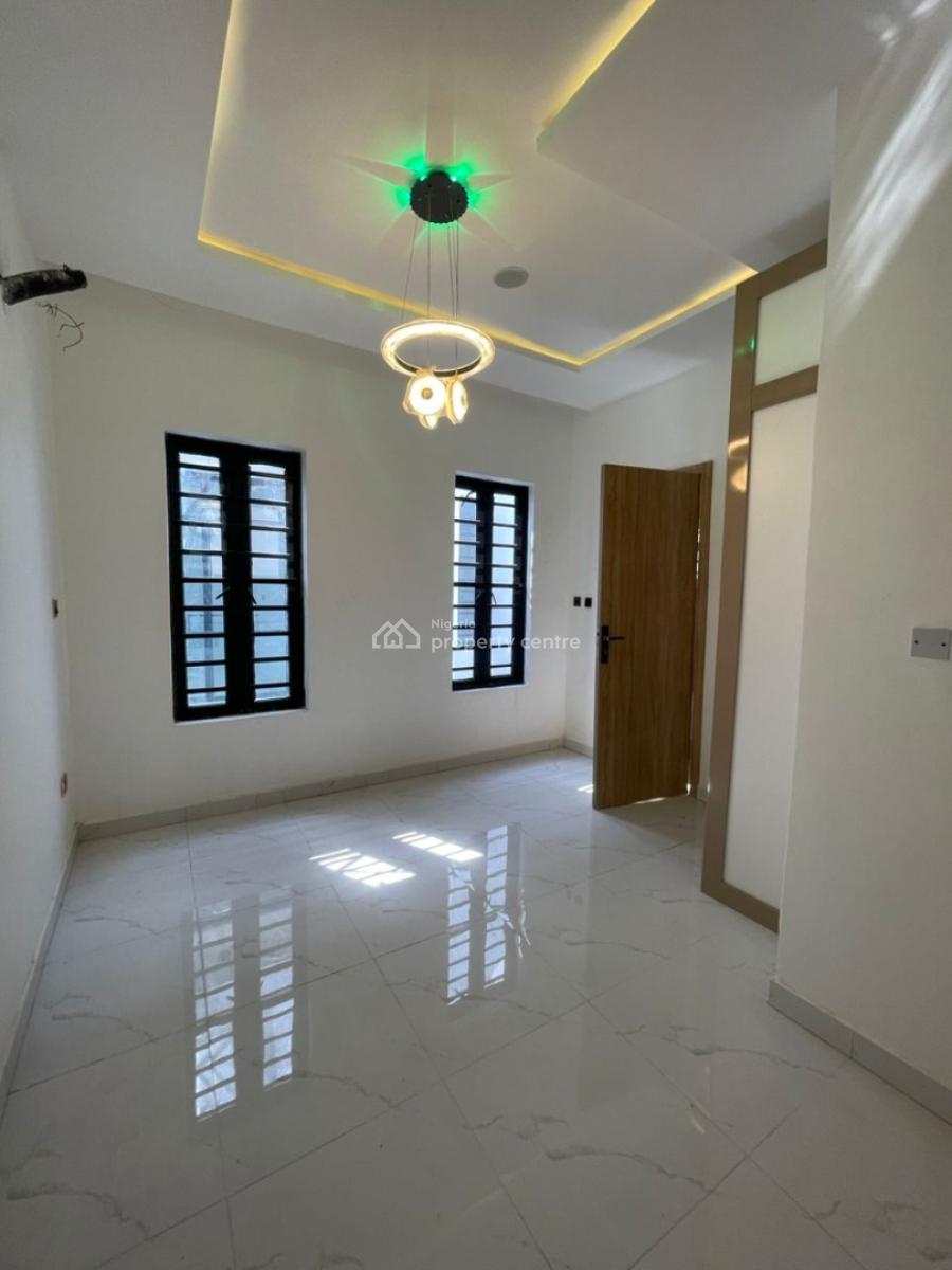 Beautiful 4 Bedroom Semi Detached Duplex with Solar Inverter, Ikota, Lekki, Lagos, Detached Duplex for Rent