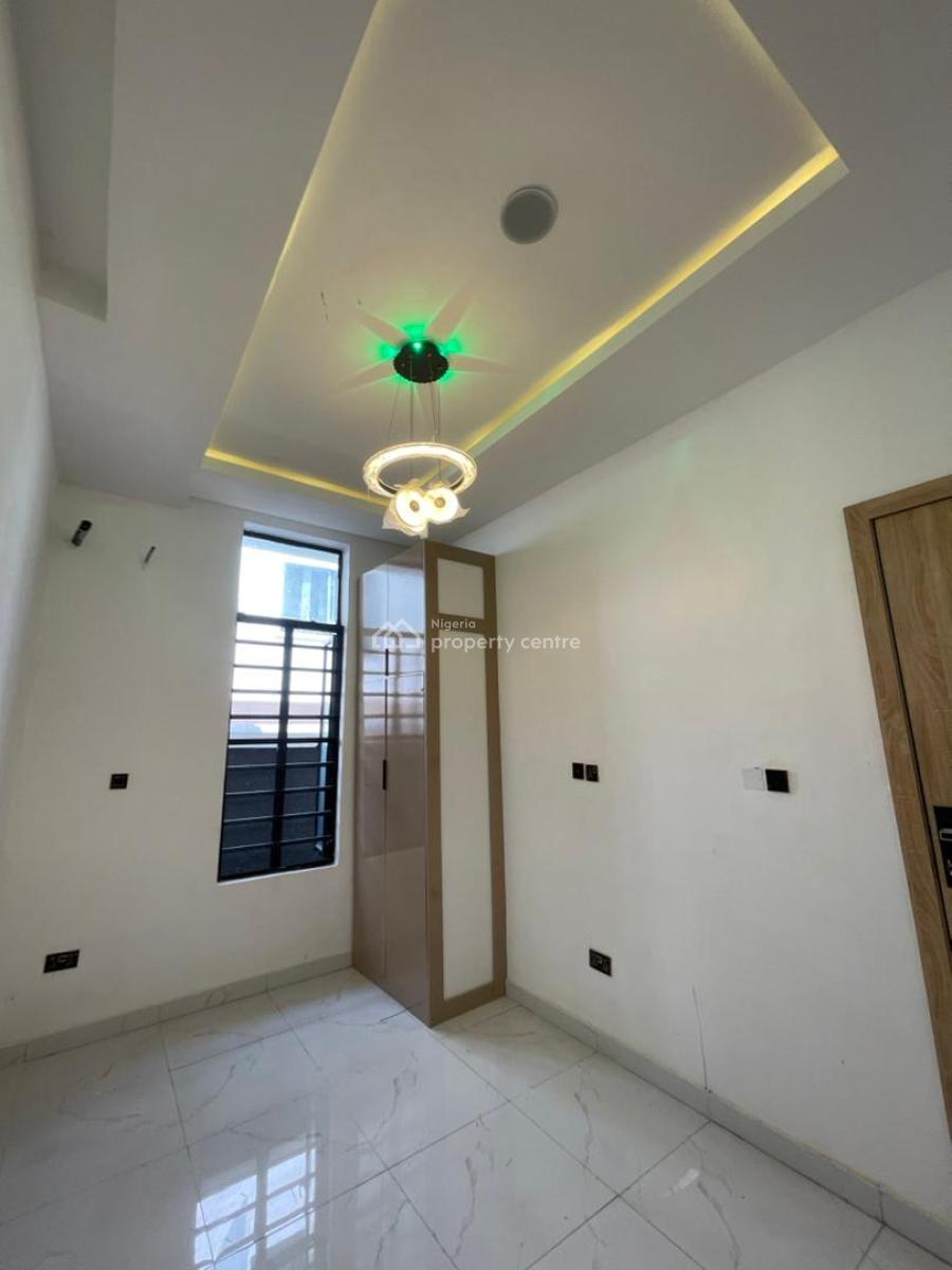 Beautiful 4 Bedroom Semi Detached Duplex with Solar Inverter, Ikota, Lekki, Lagos, Detached Duplex for Rent