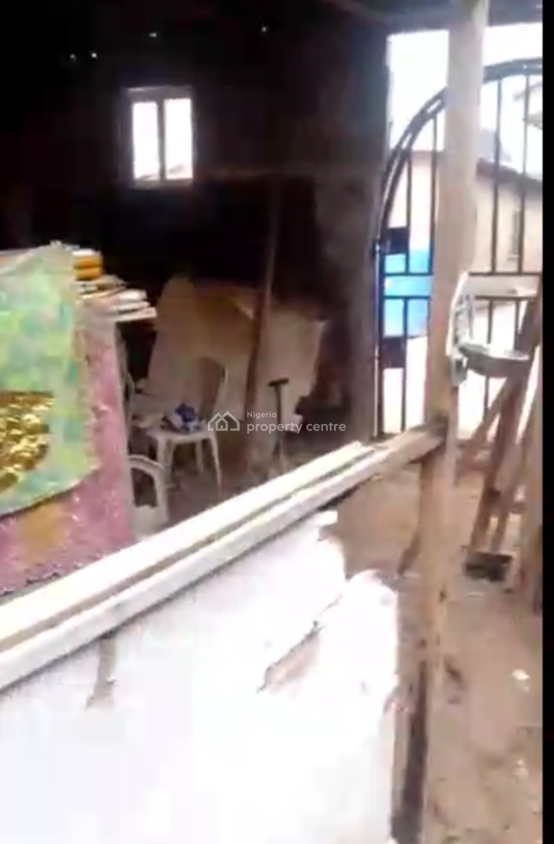 a Two Bedroom Flat+ Mini Flat Space+ a Shop, Ipaja, Lagos, House for Sale