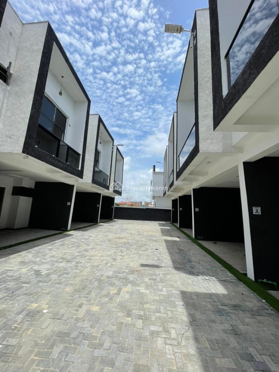 Newly Build 4 Bedroom Terrace Duplex, Ikota, Lekki, Ikota, Lekki, Lagos, Terraced Duplex for Rent
