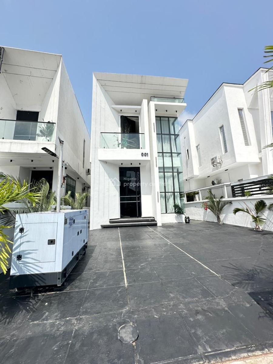 Fully Furnished Luxury 5 Bedroom with 30kva Generator, Solar, Bq,, Chevron, Lekki, Lagos, Detached Duplex for Sale