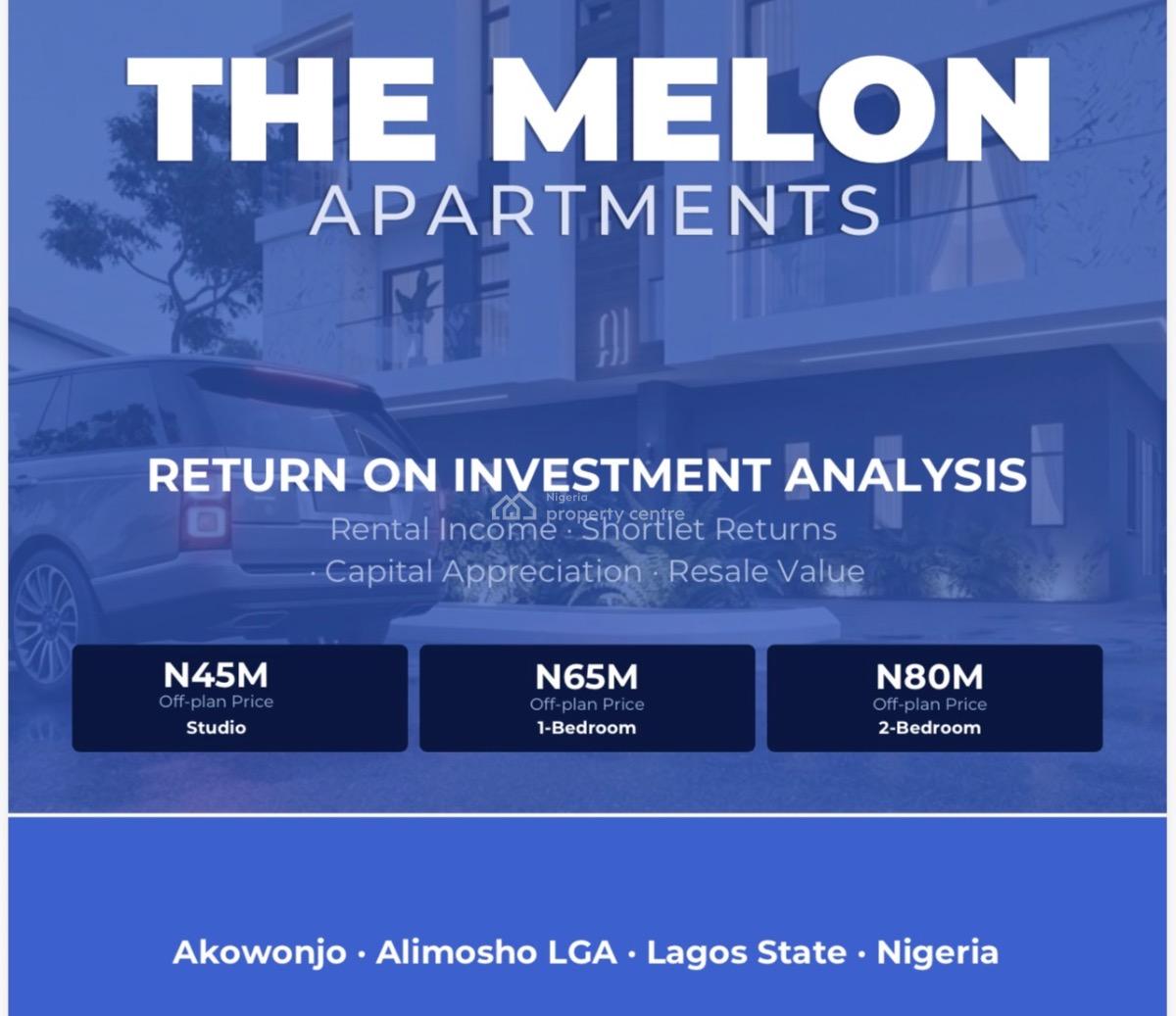 Newly Built Airbnb 1 Bedroom Apartment, Gown Estate, Santos Estate, Murtala Muhammed International Airport, Akowonjo, Alimosho, Lagos, Block of Flats for Sale