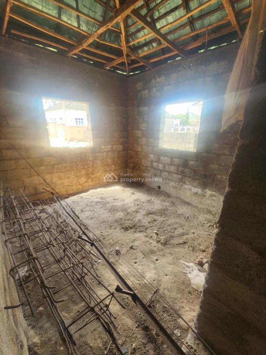 5bedroom Fully Detach Bungalow Carcas House in Lugbe, Lugbe District. Abuja - Nigeria., Sabon Lugbe, Lugbe District, Abuja, Detached Bungalow for Sale