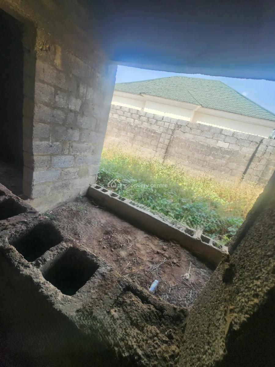 5bedroom Fully Detach Bungalow Carcas House in Lugbe, Lugbe District. Abuja - Nigeria., Sabon Lugbe, Lugbe District, Abuja, Detached Bungalow for Sale