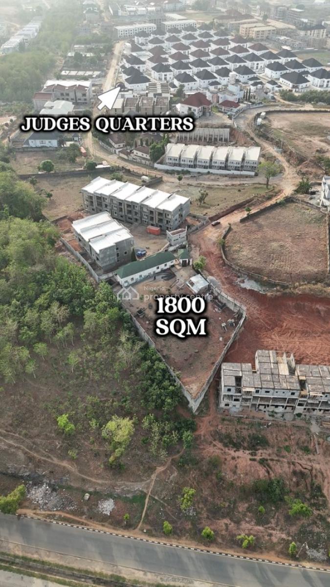 Residential Land Measuring 1800 Sqm  (with a City View), By Judges Quarters, Katampe, Abuja, Residential Land for Sale