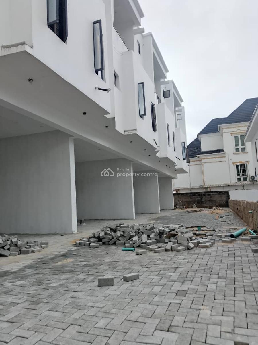 Brand 4 Bedroom Terrace with Bq, Ologolo, Lekki, Lagos, Terraced Duplex for Rent