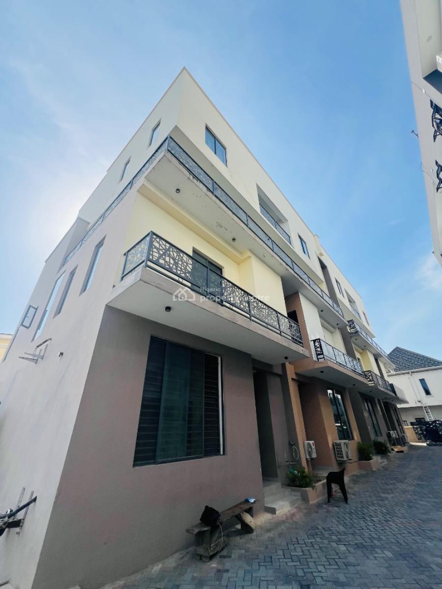 Well Built 3 Bedroom Terrace Duplex with Bq, Ikate, Lekki, Lagos, Terraced Duplex for Rent