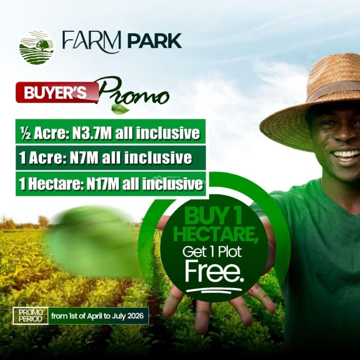Affordable Farm Land in a Serene Location (multiple Sizes Available), Farm Park / Idiru Via Imaka Village, Odogbolu, Ogun, Commercial Land for Sale