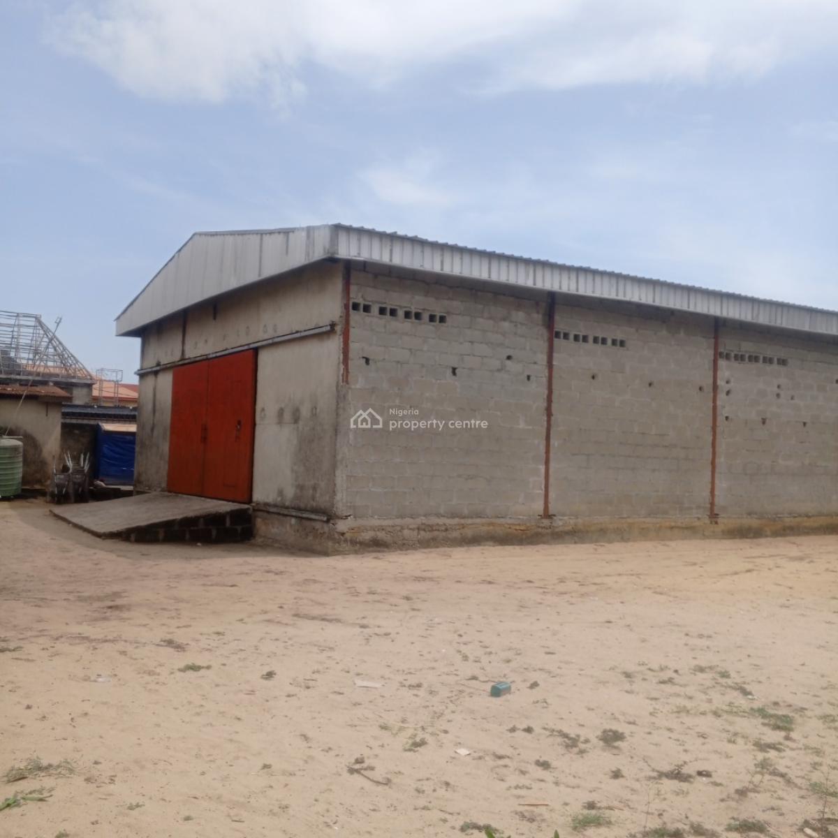 1500sq of Fenced and Gated Land and a Warehouse, Lekki Scheme 2, Lekki, Lagos, Warehouse for Sale