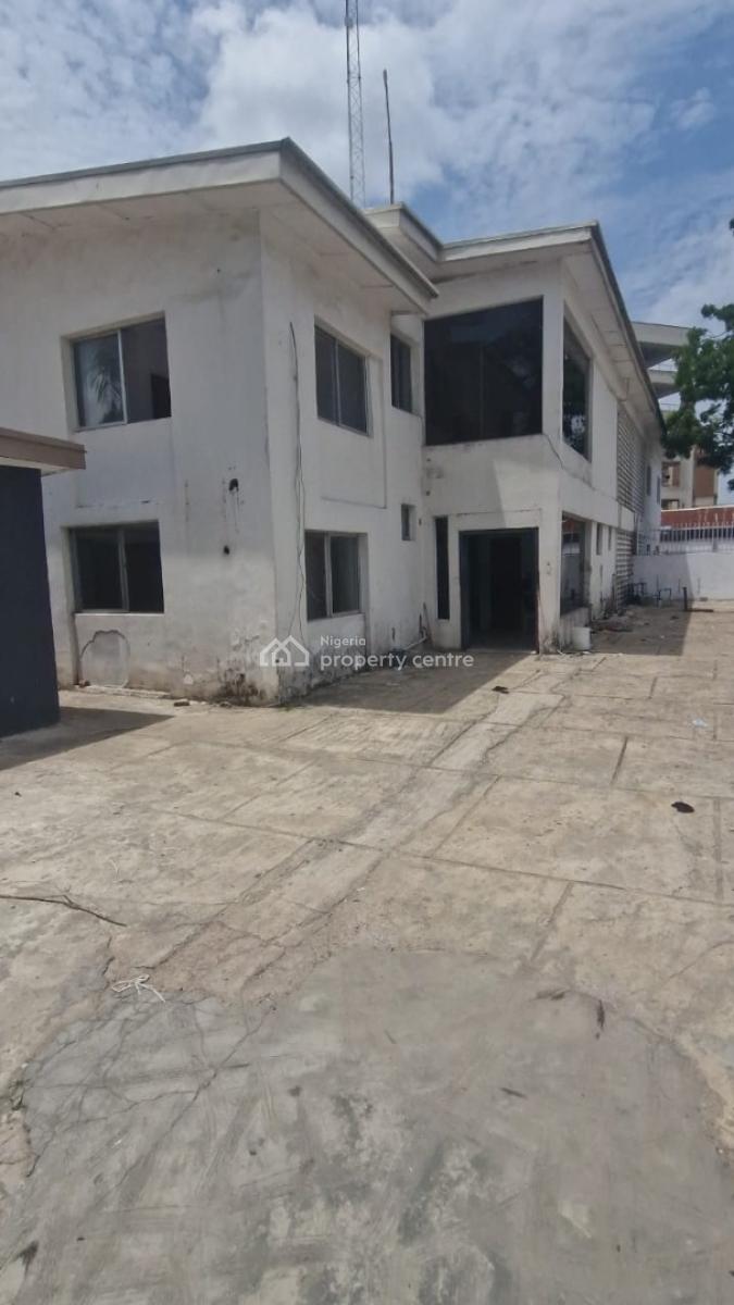 Commercial 7 Bedroom Detached House with 3 Bedroom Guest Chalet, George Street, By Mobolaji Johnson Avenue, Ikoyi, Lagos, Office Space for Rent