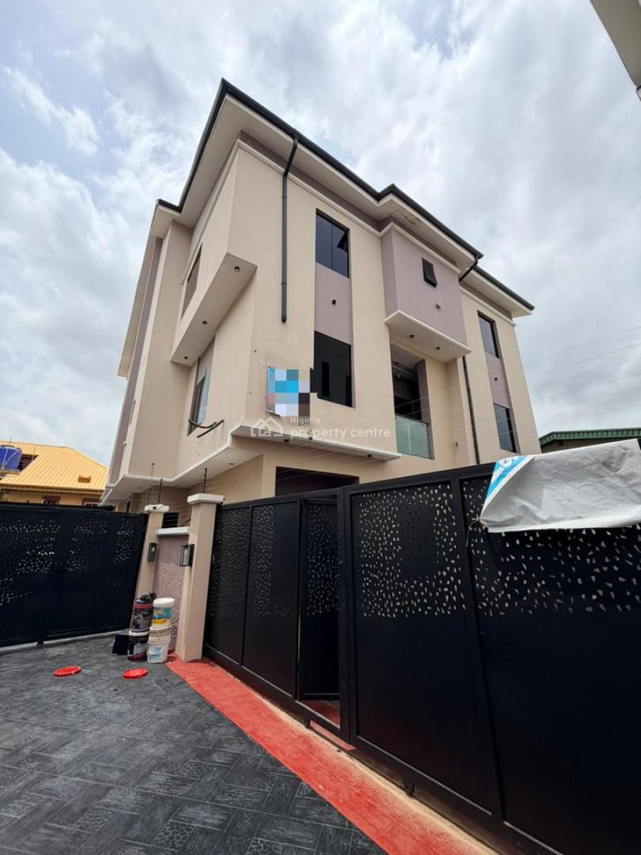Newly Built 4 Bedroom Semi Detached Duplex with Bq, Close to Funplex Garden, Gra Phase 1, Magodo, Lagos, Semi-detached Duplex for Sale