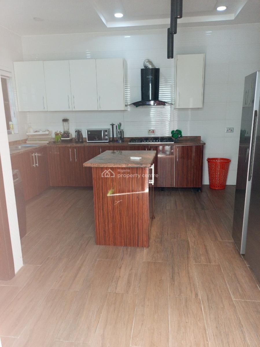 Executive Furnished 5bedroom with Bq Inverter Generators, Secured Estate, Agungi, Lekki, Lagos, Detached Duplex for Rent