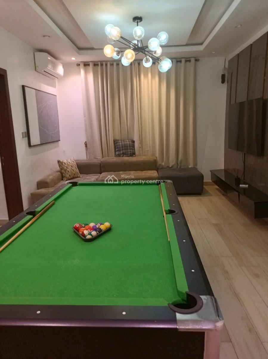 Executive Furnished 5bedroom with Bq Inverter Generators, Secured Estate, Agungi, Lekki, Lagos, Detached Duplex for Rent