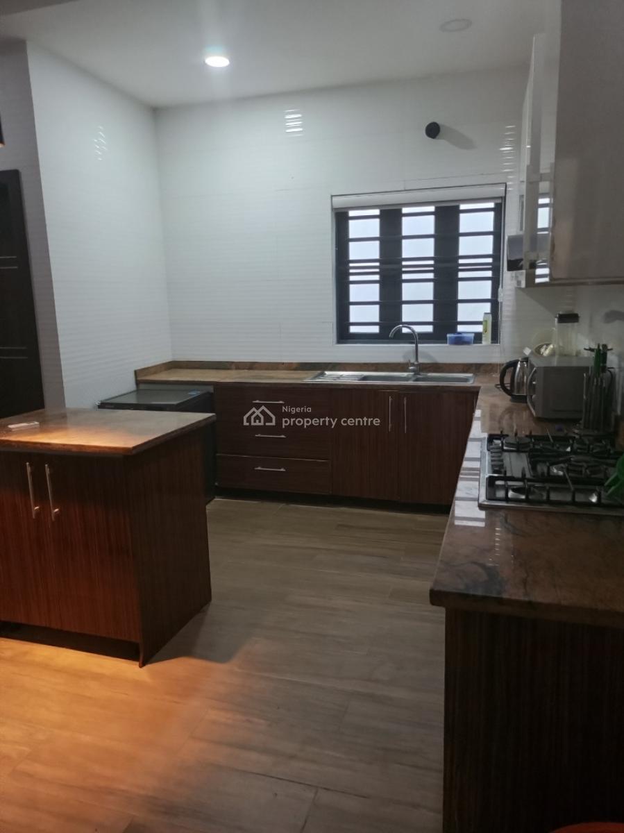 Executive Furnished 5bedroom with Bq Inverter Generators, Secured Estate, Agungi, Lekki, Lagos, Detached Duplex for Rent