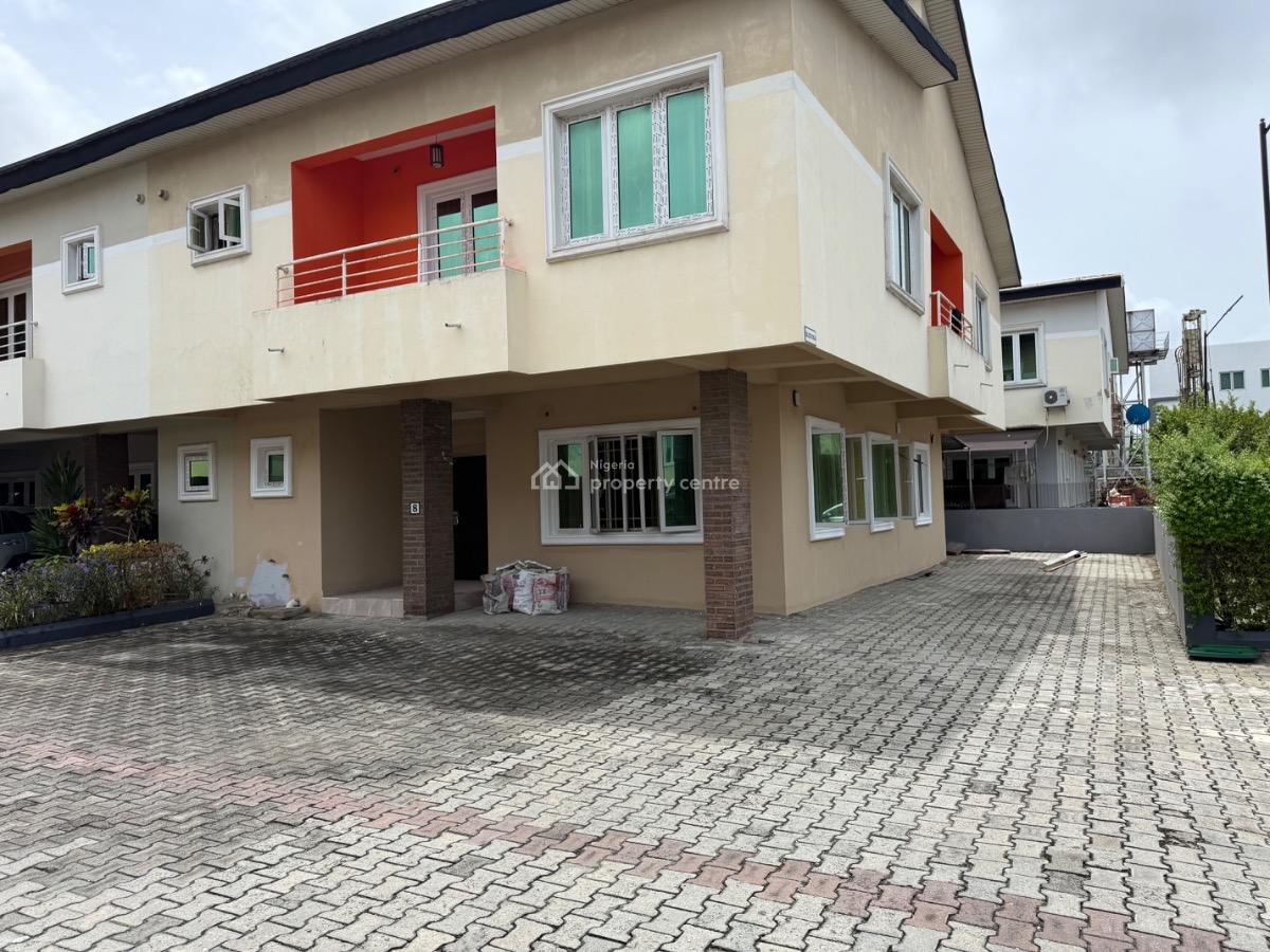 4 Bedroom Terrace No Bq, Nike Art Gallery/ Horizon Court, Ikate, Lekki, Lagos, Terraced Duplex for Rent
