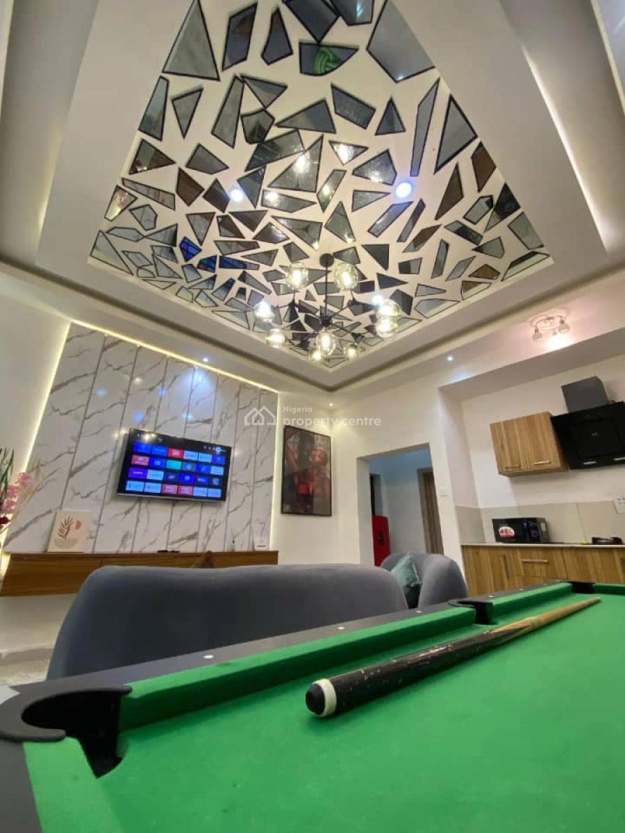 a Brand New Luxury 1 Bedroom with Swimming Pool, Ps5, Gym, Balconies,, Lekki Phase 1, Lekki, Lagos, Flat / Apartment Short Let