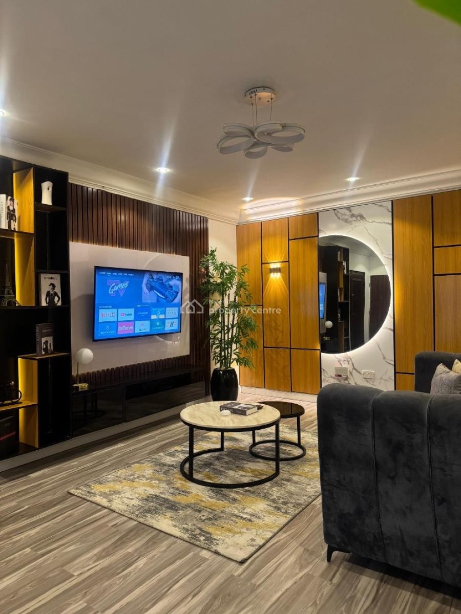 a Brand New Luxury 1 Bedroom with Swimming Pool, Ps5, Gym, Balconies,, Lekki Phase 1, Lekki, Lagos, Flat / Apartment Short Let