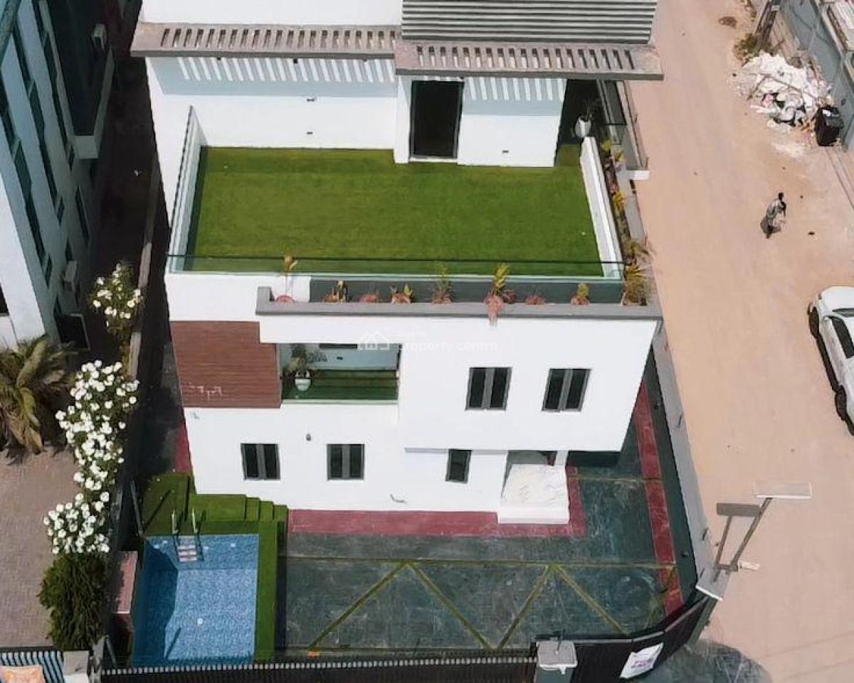 5 Bedroom Contemporary Duplex with Swimming Pool, Office & Rooftop, Ilasan, Lekki, Lagos, Detached Duplex for Sale